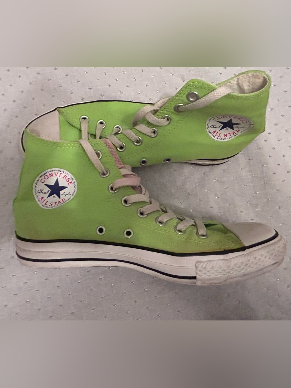 Converse specialty Line addition Sneakers - Lime Green and White